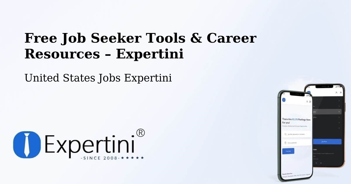 Free Job Seeker Tools & Career Resources – Goodwater - Goodwater, United States Jobs Expertini