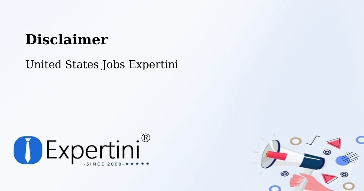 Disclaimer – Goodwater - United States Jobs Expertini