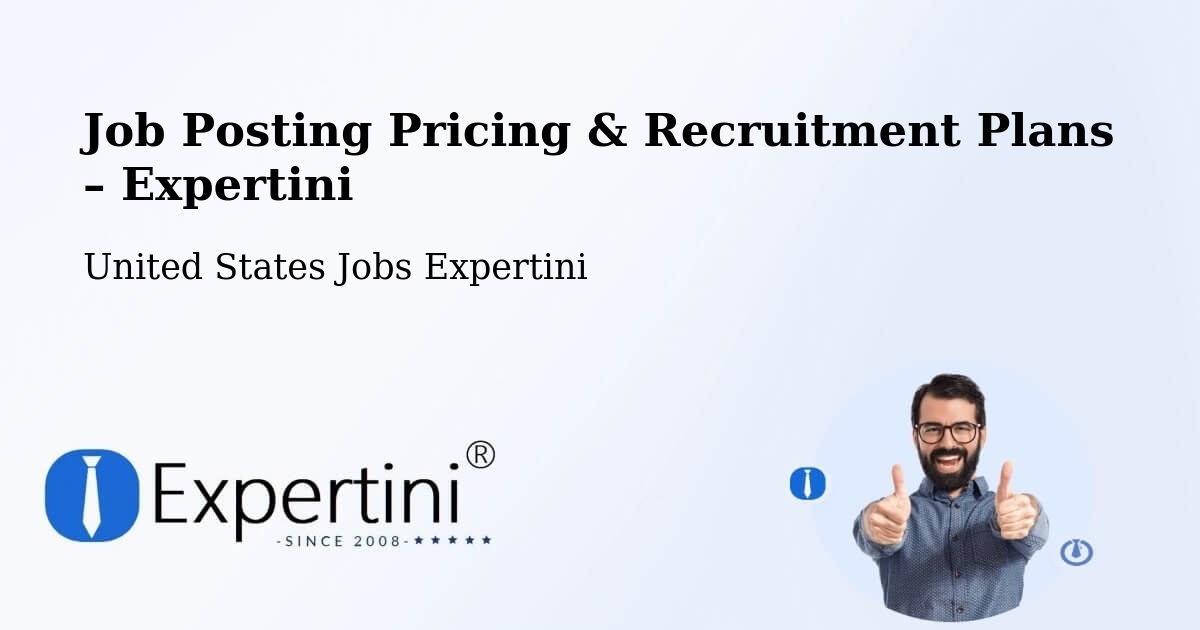 Job Posting Pricing & Recruitment Plans – Goodwater - Goodwater, United States Jobs Expertini